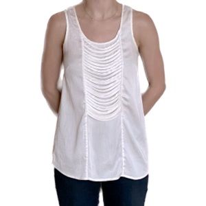 AQUA from Bloomingdale’s White Blouse